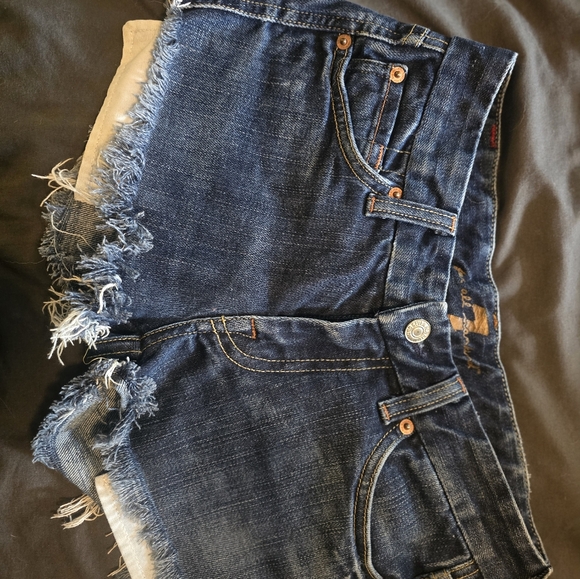 7 jeans mini shorts - Picture 2 of 2